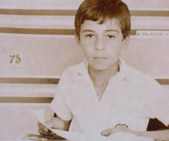 Foto RC Pereira com seus 9 anos de idade